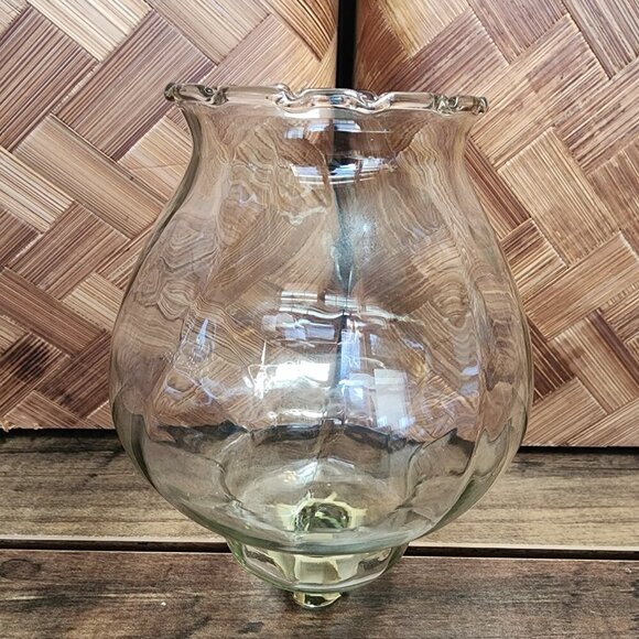 Vintage Home Interiors Homco Celeste Votive Cup Sconce Candle Holder Ruffle Edge - Picture 7 of 7